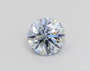 Round 1.04 ct Fancy Vivid Blue VVS2 IGI Certified Lab Grown CVD Diamond - Picture 1 of 10
