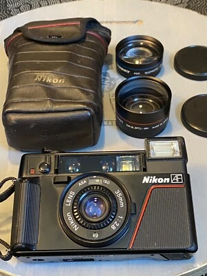 Nikon L35AF (1000 iso) - 35mm Camera - Exc Cond- Battery+Film Tested - See Video - Image 1 of 4