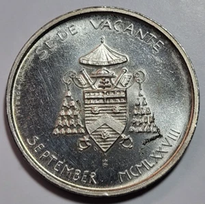 500 Lire Sede Vacante September 1978 Vatican - Picture 1 of 2
