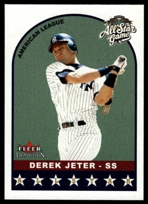 2002 Fleer Tradition Update Derek Jeter New York Yankees #U307 - Image 1 of 2