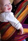 NEUF Porte-bébé Guatémaltèque violet multicolore en coton biologique ellaroo