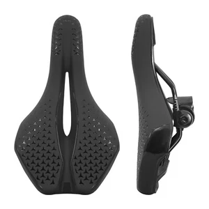 Fahrradsattel Racing Soft Stoßdämpfung Atmungsaktiv Fahrradsitz Schwarz - Bild 1 von 9