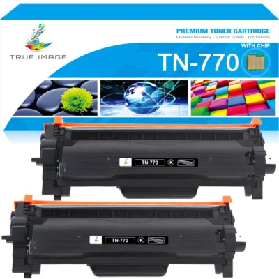 2PK TN-770 TN770 Toner Compatible With Brother HL-L2370DW HL-L2370XL MFC-L2750DW - Image 1 of 4