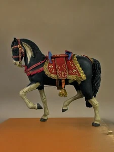 Cavallo trotto Presepe Napoletano magi orientali arte presepiale 39 cm design - Foto 1 di 16