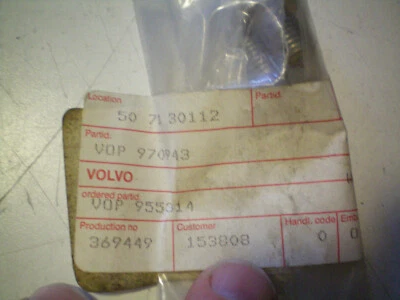 VOLVO PENTA QUANTITY TWO OF  #970943  SCREWS , FREE FREIGHT - Image 1 of 4