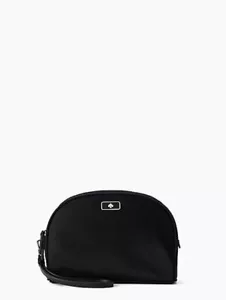 Nuevo con etiquetas bolsa cosmética cúpula mediana Kate Spade 'Dawn' en negro, #WLRU5373 - Imagen 1 de 2
