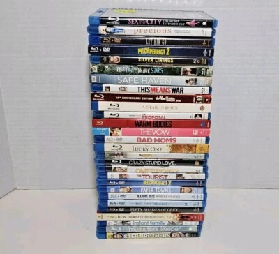 Lot of 28 Blu-Ray Romance Comedy Rom-Com Female Chick Flick Movies (No Digital) - Image 1 of 3
