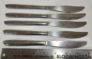 Juego de 5 cuchillos Night Sky de International cuchillo de cena plateado acero inoxidable MCM EE. UU. - Imagen 1 de 6