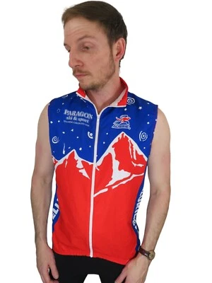 Vintage Aussie Made In USA Sleeveless Cycling Bike Jersey Wind Vest Mens Small - Image 1 of 4