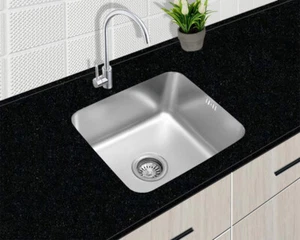 Fregadero empotrado 45x45 acero inoxidable 304 0,8 mm, fregadero, fregadero de cocina fregadero cuadrado - Imagen 1 de 6