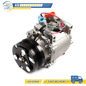 AC A/C Compressor Fits 1995-1997 Honda Civic 1.5L 1.6L Honda CR-V 2.0L - Picture 1 of 8