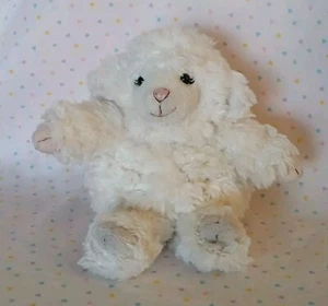 Babystyle Fluffy White Lamb Chubby Stuffed Animal Sheep Plush Toy 8" READ - Picture 1 of 11