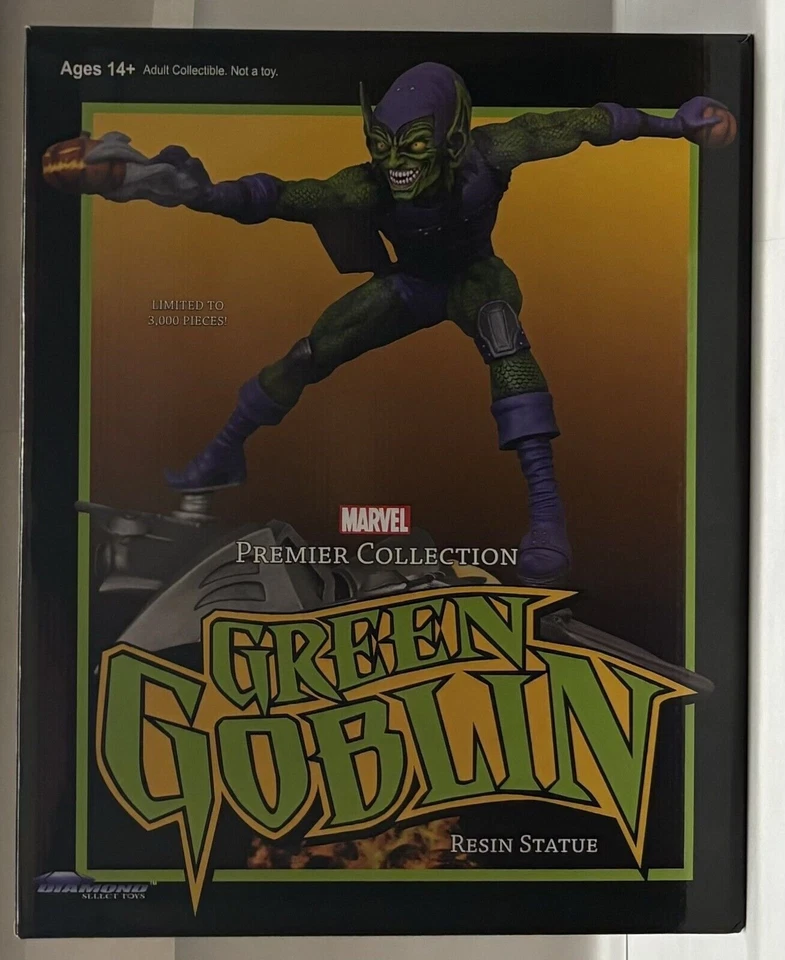 Diamond Select Toys Marvel Premier Collection: Estatua de resina Duende Verde #0545 Foto 1 de 1