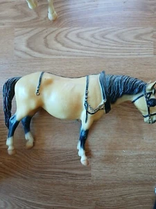 Breyer Old Timer Buckskin Plow Horse #745 - Missing Hat - Picture 1 of 11