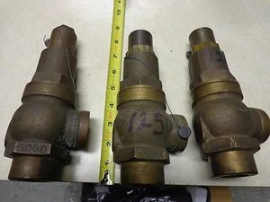 Sicherheitsüberdruckventil 1250 psi, Kunkle Valve Co, Fig 52, Größe 3/4", Sitz 1/2, gebraucht - Bild 1 von 3