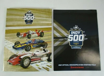 2021 Indianapolis 500 105TH Running Program & Starting Line-Up Insert Damage  - Image 1 of 4