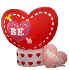 6 Foot Animated Valentine's Inflatable Hearts - Heart Rotates - romantic Gifts
