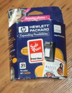 HP #23 Tri-Color Tinte. Neu im Karton. Abgelaufen 9/2003 - Bild 1 von 6