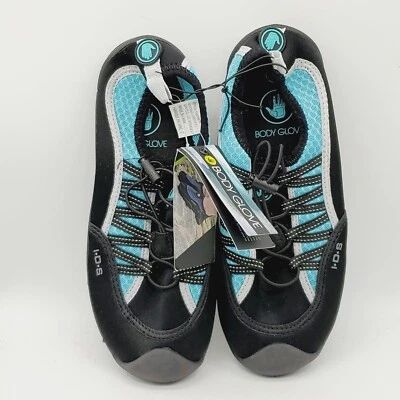Body Glove Zapatos de Agua IDS Mujer Talla 7 Negro con Azul Claro Nuevos con Etiquetas Foto 1 de 4