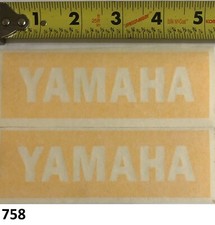 2! Yamaha Seat STENCIL YZ IT OW DT RT CT 100 125 250 360 400 465 490 VMX AHRMA (Fits: Yamaha XS2)