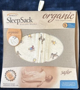 HALO  Sleep Sack 100% Organic Cotton Wearable Blanket - Cowboy Print Small NIP - Picture 1 of 14