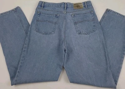 Jeans Bugle Boy Company Vintage Años 90 Azul Denim Lavado Claro 32x32 Recto Relajado Foto 1 de 4
