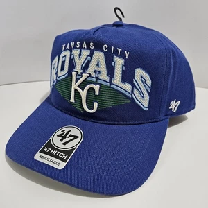 '47 Adult MLB Kansas City Royals Pomona Hitch Adjustable Snapback Hat Blue NEW - Picture 1 of 9