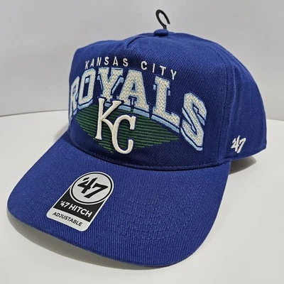 '47 Adult MLB Kansas City Royals Pomona Hitch Adjustable Snapback Hat Blue NEW - Image 1 of 4