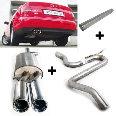 FOX Racing impianto completo 2x76 mm per Audi A4 tipo B5 berlina Avant 1.6 l 1.9 l TDI - Immagine 1 di 4