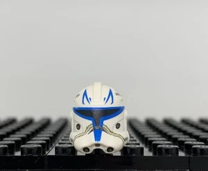 Lego Star Wars Phase 2 Captain Rex Minifigure Helmet 501st Clone Trooper 75012 - Picture 1 of 3