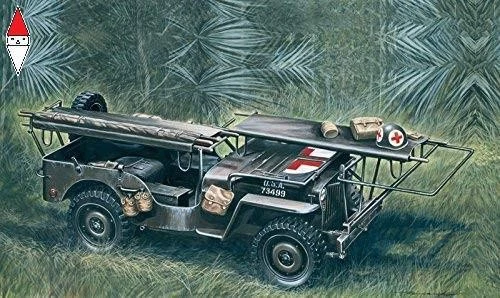ITALERI 1/35 1/4 TON. 4X4 AMBULANCE JEEP - Immagine 1 di 1