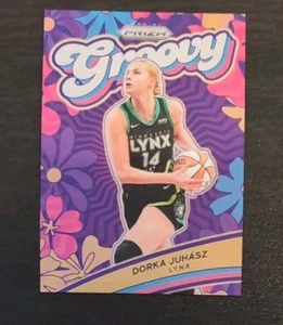 Dorka Juhasz #4 2024 Panini Prizm WNBA Groovy Base Insert Minnesota Lynx - Picture 1 of 3