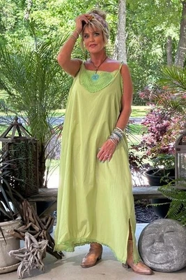 ¡NUEVO CON ETIQUETAS! Maxi Vestido Jaded Gypsy Always In My Heart. Usado delantero o trasero talla única Foto 1 de 3