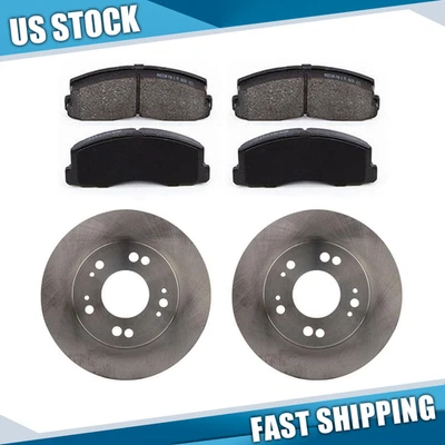 Rotores delanteros pastillas de freno semimetálicas para Plymouth Laser_DV 1990 Foto 1 de 4