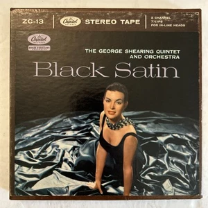 Black Satin The George Shearing Quintet Reel To Reel Tape 7.5 IPS 2 Track Inline - Picture 1 of 10