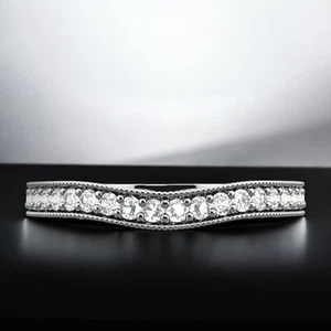 Oro Diamante Alianza Boda Certificado 1.10 Quilates Laboratorio Cultivado... - Imagen 1 de 15