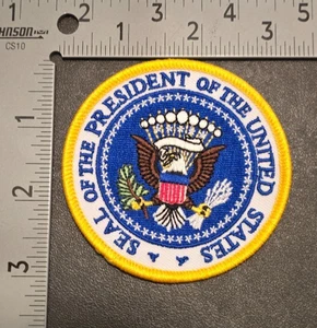 VEREINIGTE STAATEN VON AMERIKA PRÄSIDENT PRÄSIDENTSCHAFTSSIEGEL GESTICKTER PATCH - Bild 1 von 2