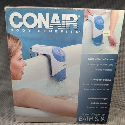 Conair Body Benefits Potente Water Jet Action Baño Spa BTS1D Imperfecta Caja Abierta Foto 1 de 4