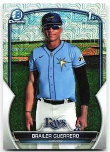 💎 [1ST MOJO] 2023 Bowman Cromo #BCP-240 Brailer Guerrero Mojo Rifrattore - Foto 1 di 2