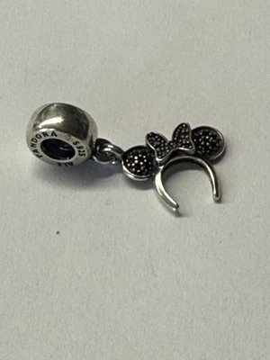 Pandora Disney Minnie Mouse Orejas de Mickey Dije ALE Diadema De Colección Roja Esterlina Foto 1 de 2