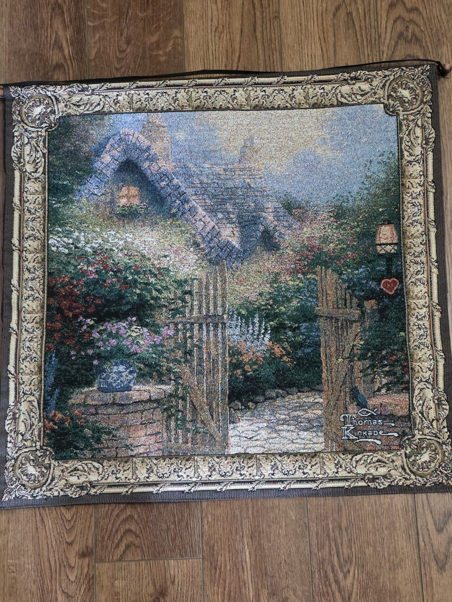 THOMAS KINKADE USA製 ラグ カーペット タペストリー Thomas Kinkade Wall Tapestry 72”X52” (Huge). | eBay