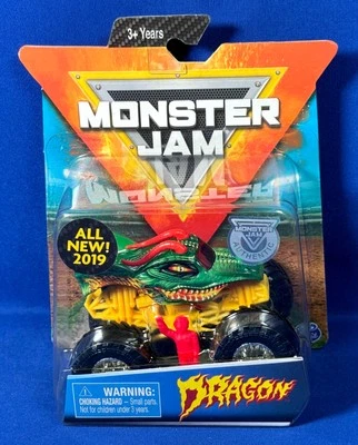 New - DRAGON - Monster Jam Vehicle 2019 - 1:64 - Truck CAR with Figure - Image 1 of 4