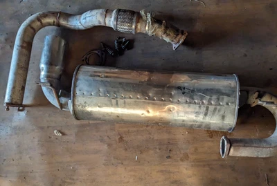 Sistema de escape MK2 Toyota MR2 Turbo JDM RS Racing Sport acero inoxidable 3SGT SW20 91 Foto 1 de 4