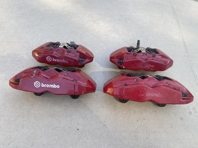 Juego de pinzas de freno delanteras y traseras Brembo Hyundai Genesis 2010-2016 cupé OEM Foto 1 de 4