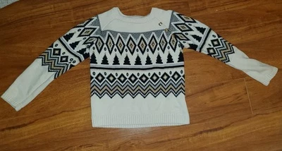 Gymboree Girls 6 Fair Isle Cotton Sweater NWOT - Image 1 of 3