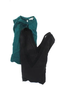 Allsaints Jack By BB Dakota Womens Tank Tops Blouses Black Blue Size S Lot 2 - Picture 1 of 3