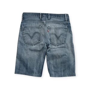 Levis 504 straight Vintage Mens 32x34 Denim Shorts Blue Cotton Red Tab pockets - Imagen 1 de 10