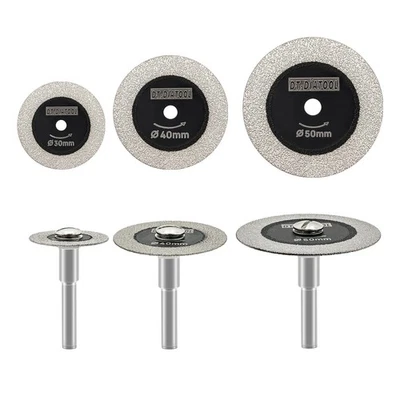 Diamant Mini Säge Glas Trennscheiben Set 3 Größen für Fliesen und Kristall - Bild 1 von 4