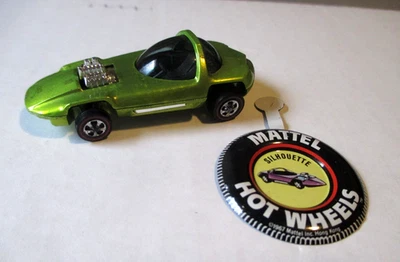 1967-HOT WHEELS REDLINE SILHOUETTE-BOTÓN-ANTICONGELANTE-JUGUETE MATTEL VINTAGE EE. UU. Foto 1 de 4