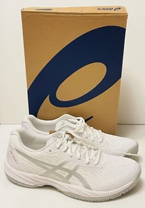 Asics Gel Game 9 Women's Tennis Shoe (White/Pure Silver) size 9 1/2 New in Box. - Picture 1 of 10